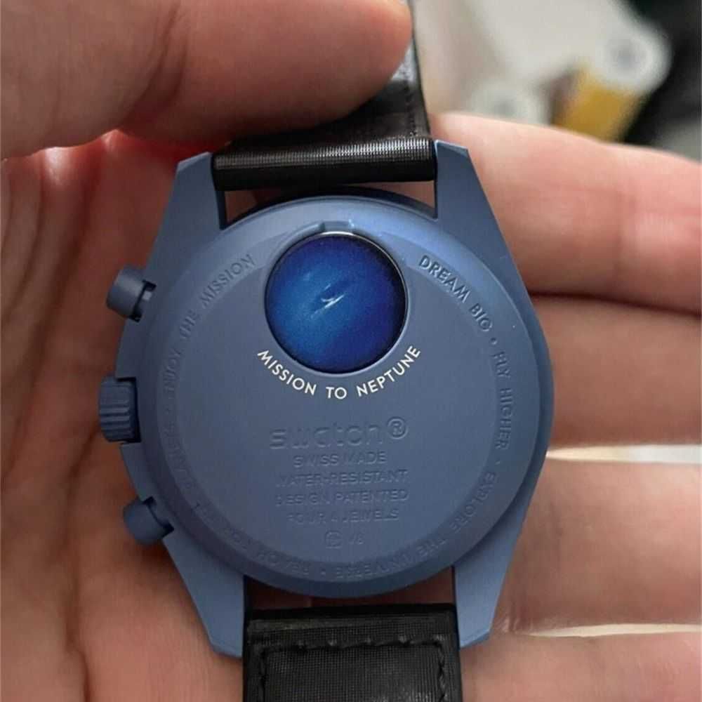 Mission To Neptune SO33N100 Omega x Swatch Limitowana Edycja
