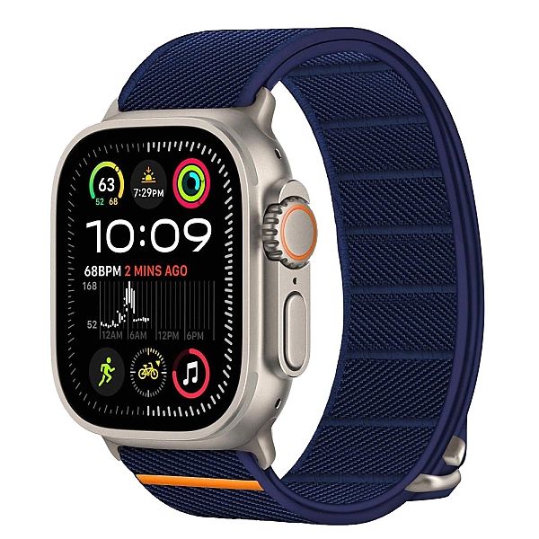 Pasek Tech-Protect Nylon Slip na Apple Watch 44 / 45 / 46 / 49 mm - gr