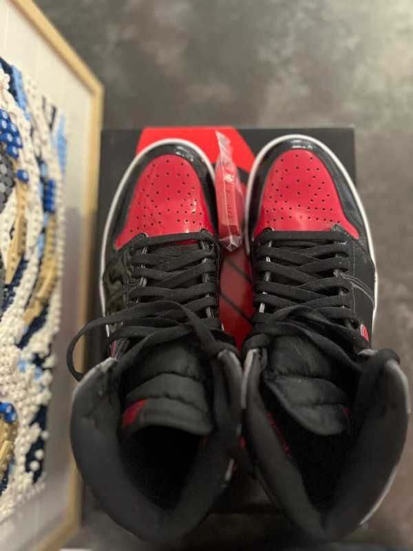 Jordan 1 Retro High OG Patent Bred EUR 43
