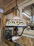 Owalna lampa wisząca ceramiczna