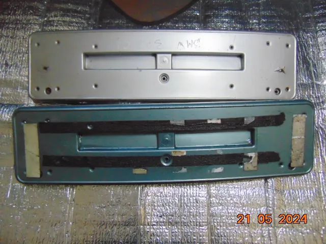 BMW E46 coupe cabrio podstawa RAMKA 8204367 zderzakA LISTWA pod rejestrację TABLICĘ