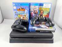 Konsola Sony PS4 Slim 1TB 2 Pady 5 Gier