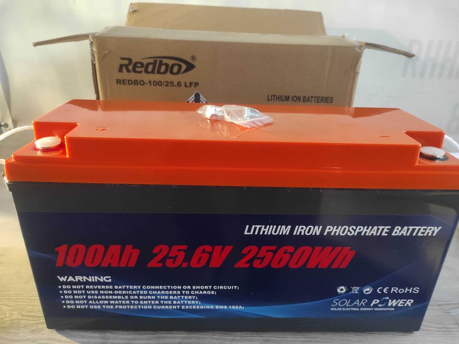 Акумулятор Redbo - LiFePO4 - 100 Ah/24 V