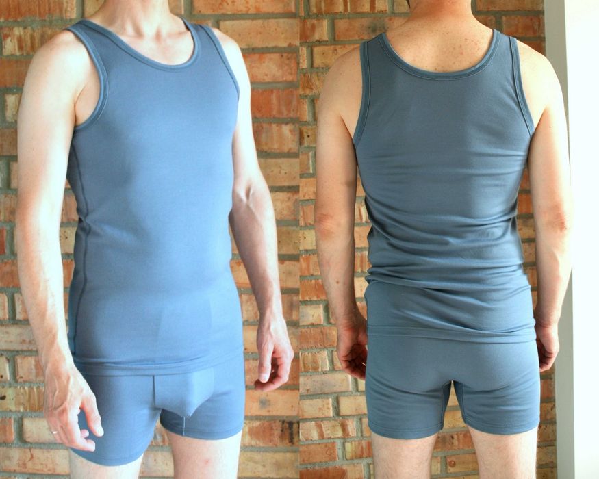 Чоловіча термобілизна WoolenKo - майки і труси. Вовна мериноса 50%.