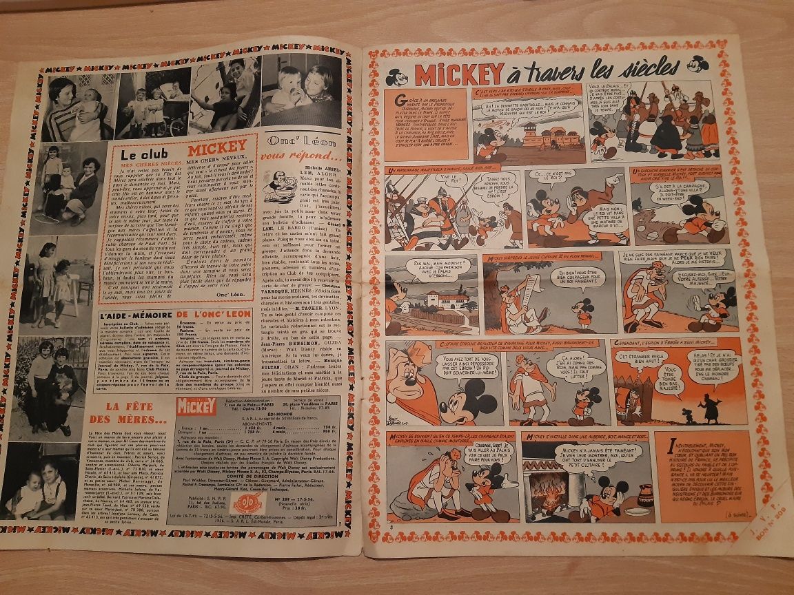 Le Journal de Mickey de 1956