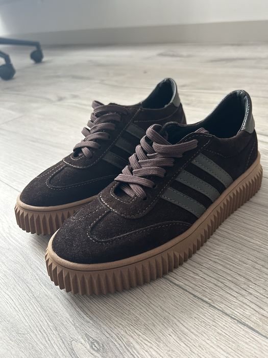 Кеди з натуральної шкіри