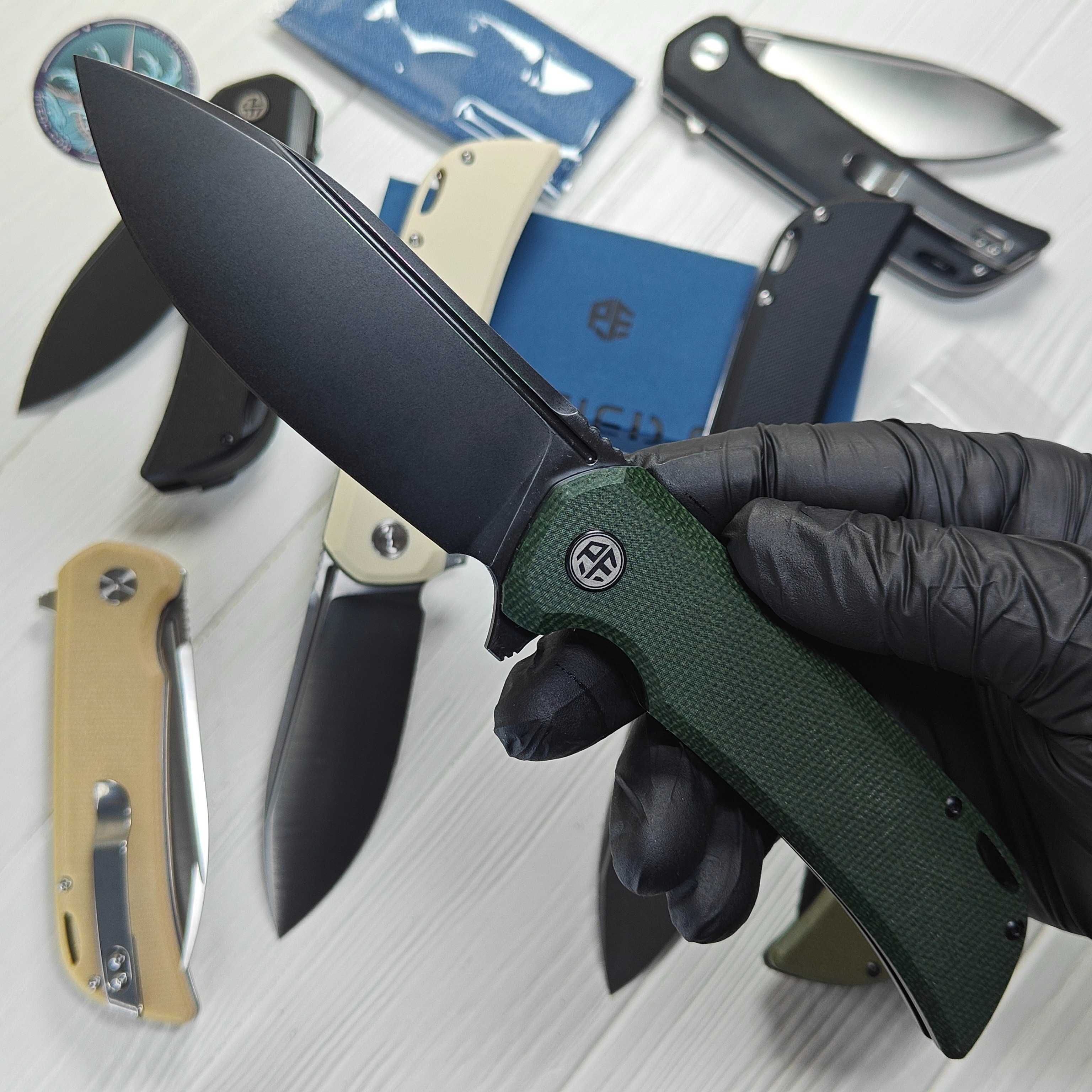 Складной нож PETRIFIED FISH PFB05 Tunny 14C28N (оригінал) ніж EDC