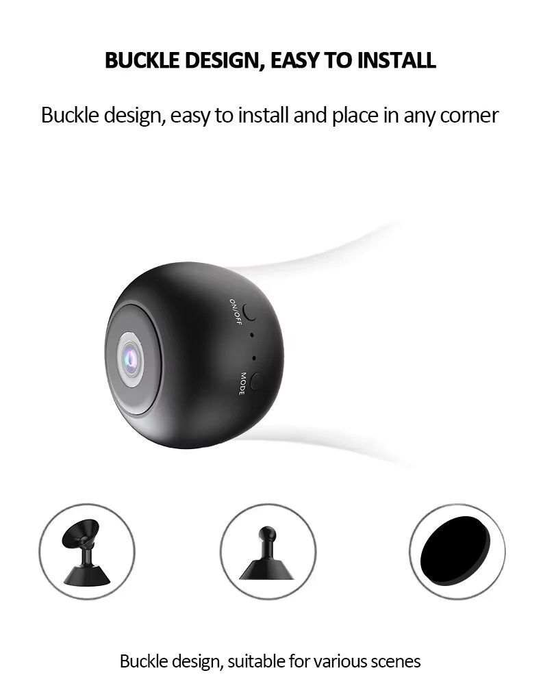 Mini Câmera Wifi IP 1080P A9 para vigilância sem fio e segurança