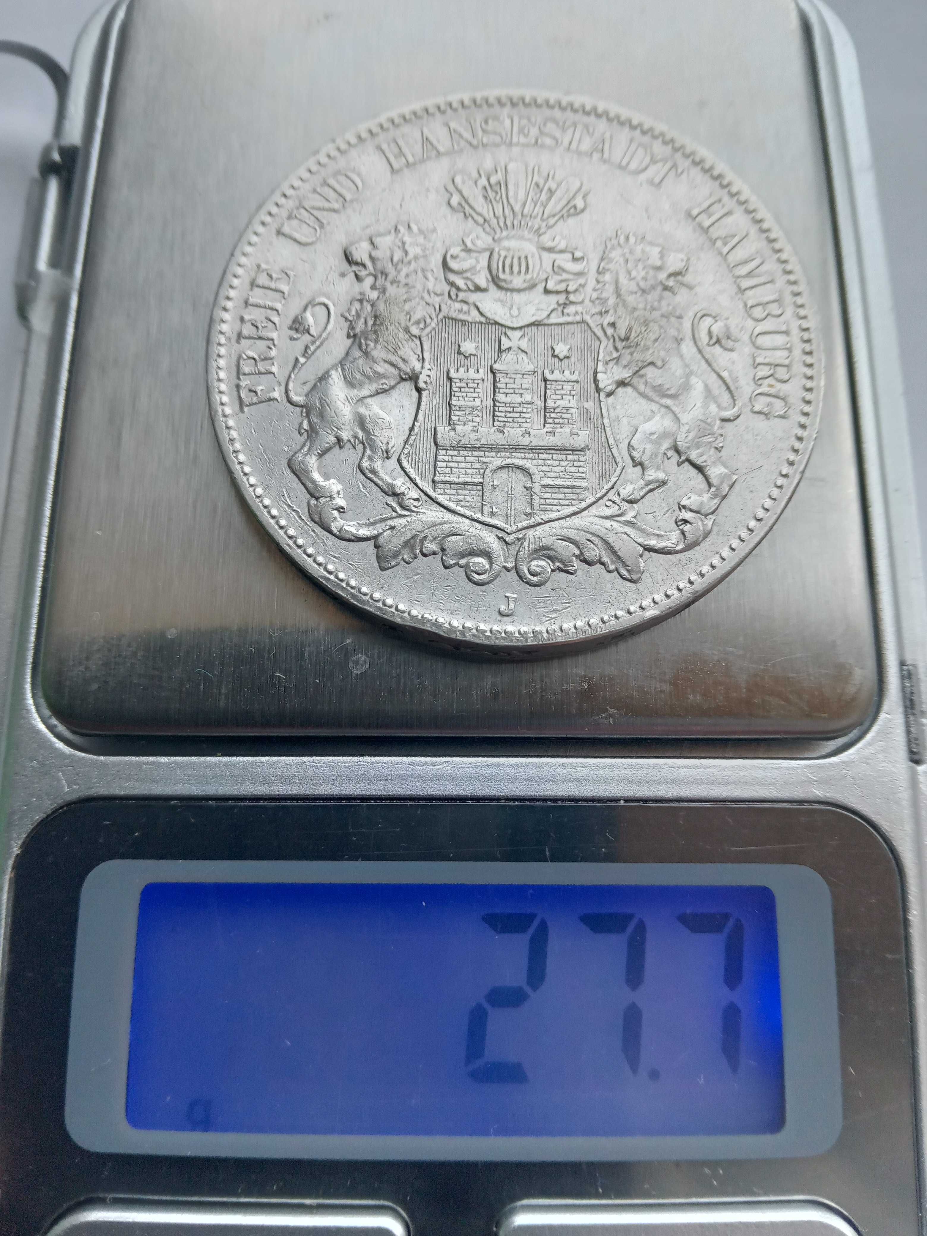 Срібна монета ГерманіЇ 5 марок.