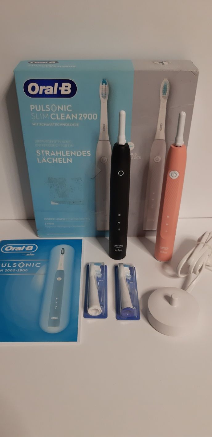 Szczoteczki elektryczne Oral-B Pulsonic Slim Clean 2900 - 2 sztuki