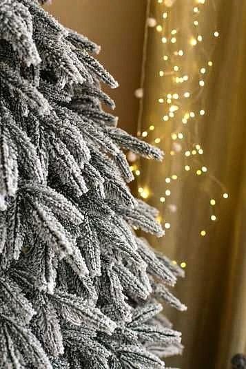 Смерека засніжена штучна лита ялинка від 1,5 до 2,5 м ёлка литая