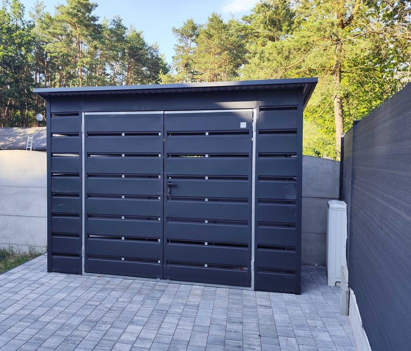 Wiata śmietnikowa panelowa TANIO