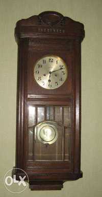 Старинные антикварные настенные часы Gustav Becker