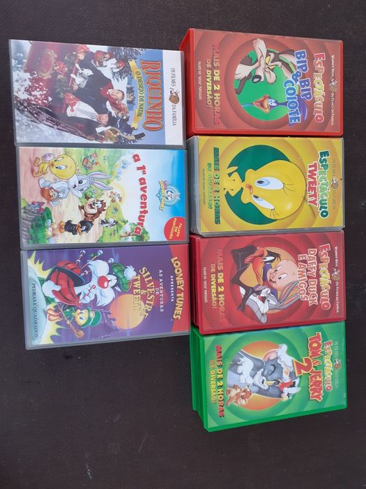 Cassetes vhs warner bros