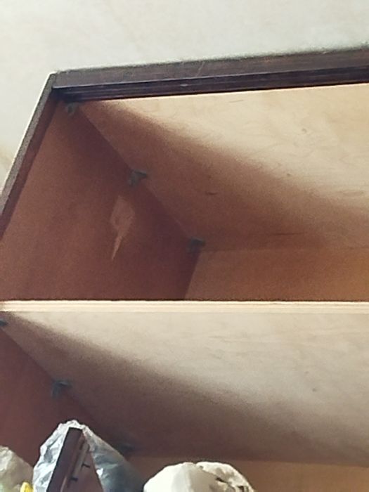 Стеллаж антресоль шкаф склад дерево хранения ДСП СССР декупаж