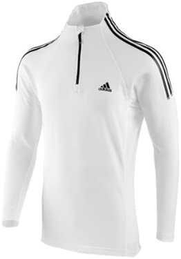 Adidas_1/2 zip long sleeve_poloshirt_sailing_M