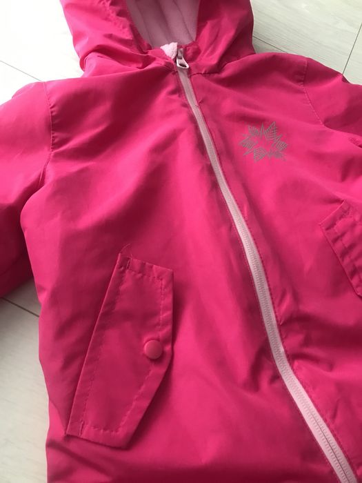 Kombinezon zimowy rożowy Lupilu 80 ciepły jak nowy