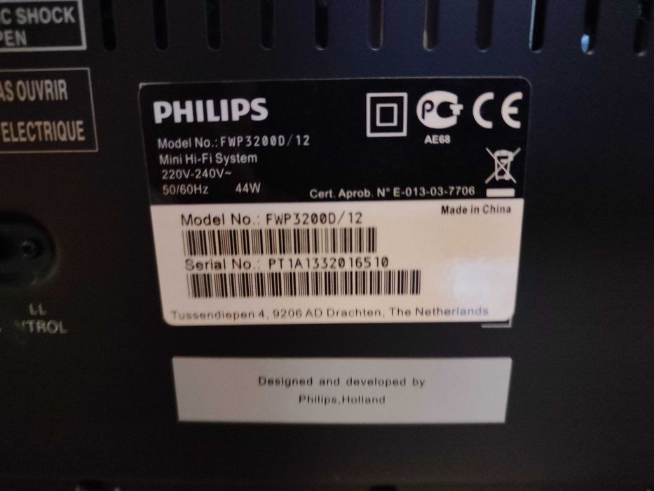Mikrowieża Hi-Fi Philips FWP3200D/12