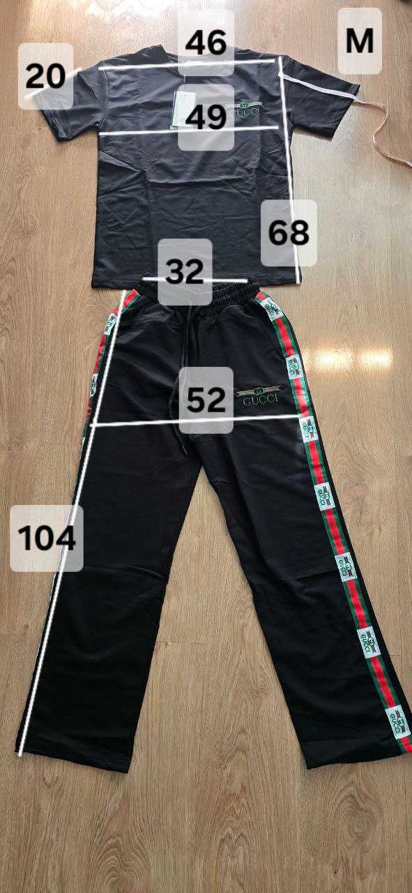 Nowy dres damski – czarny dres z ozdobnymi lampasami,  M,L,XL.