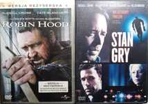 Robin HOOD oraz Stan Gry - DVD - 2X RUSSELL CROWE, PL, Stan BDB