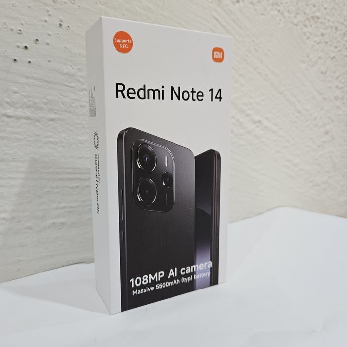 Redmi Note 14 8/256GB Midnight Black Nowy
