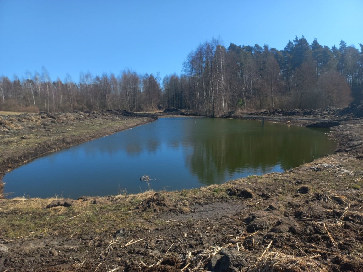 Kopanie stawów, pogłębianie, czyszczenie