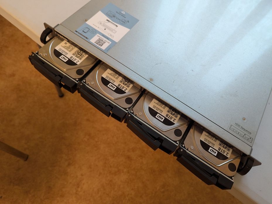 NAS QNAP TS-453BU 8gb RAM, M.2, wi-fi 8tb hdd, мережеве сховище