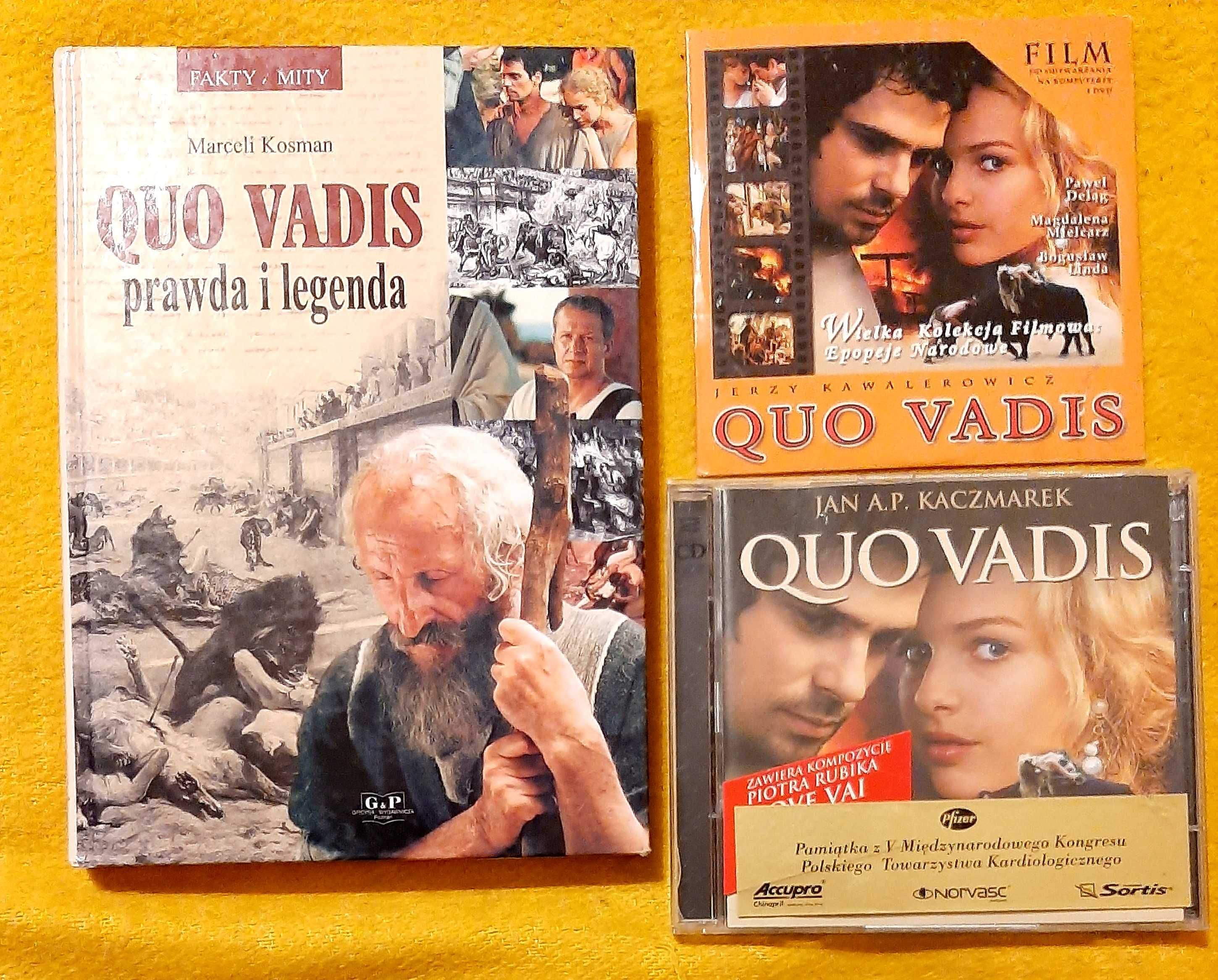 Quo Vadis, ksiażka, DVD,CD