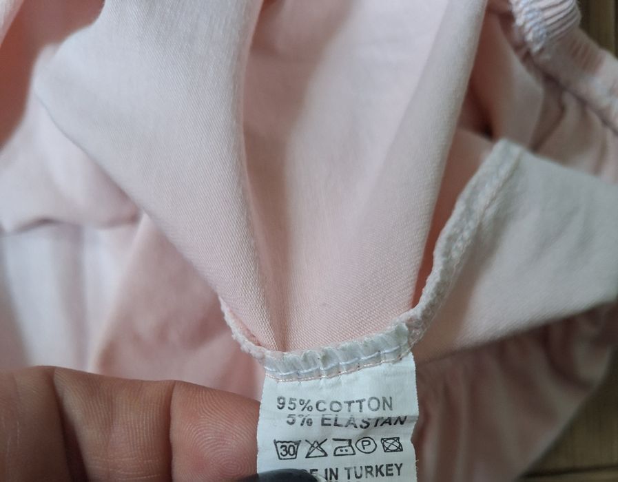 Bluzeczka 3/4 rozmiar M pudrowy róż