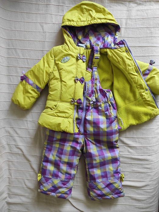 Cocodrillo Komplet kombinezon zimowy kurtka rękawiczki