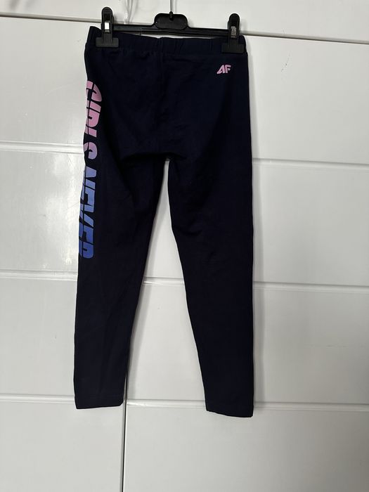 Granatowe Legginsy getry rozmiar 134 4F