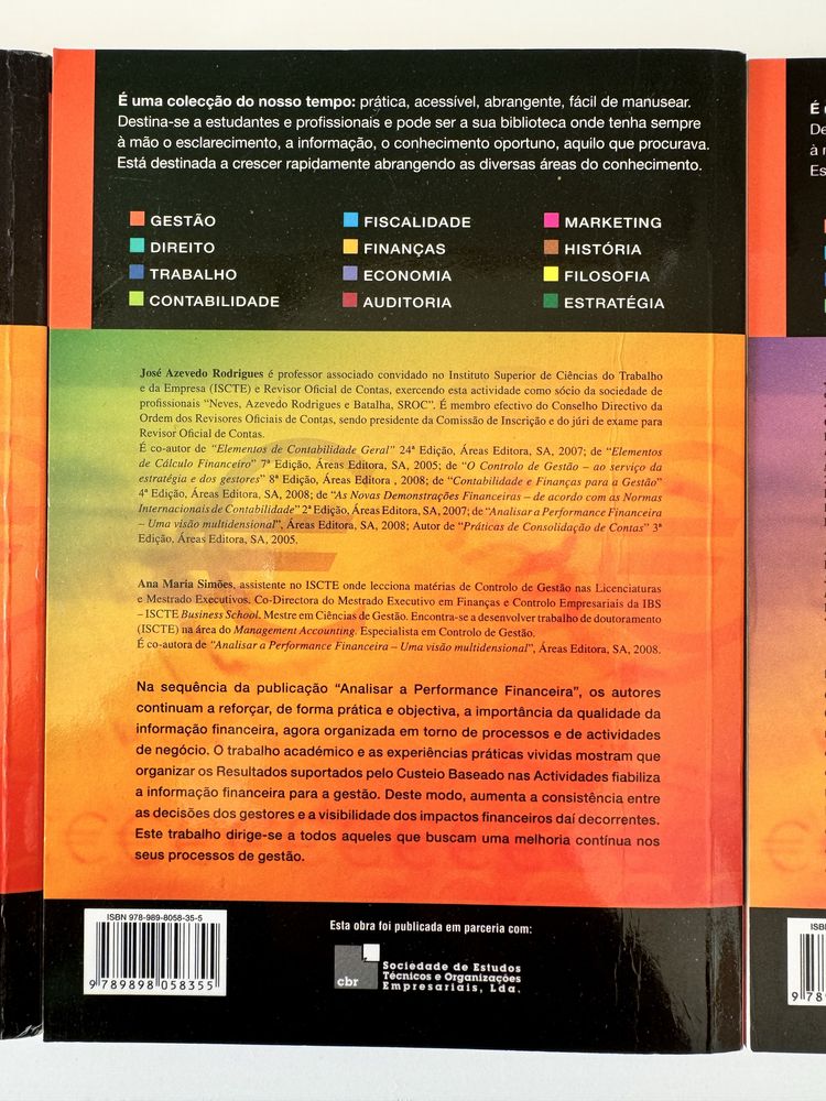 Trilogia de livros - Controlo de Gestão