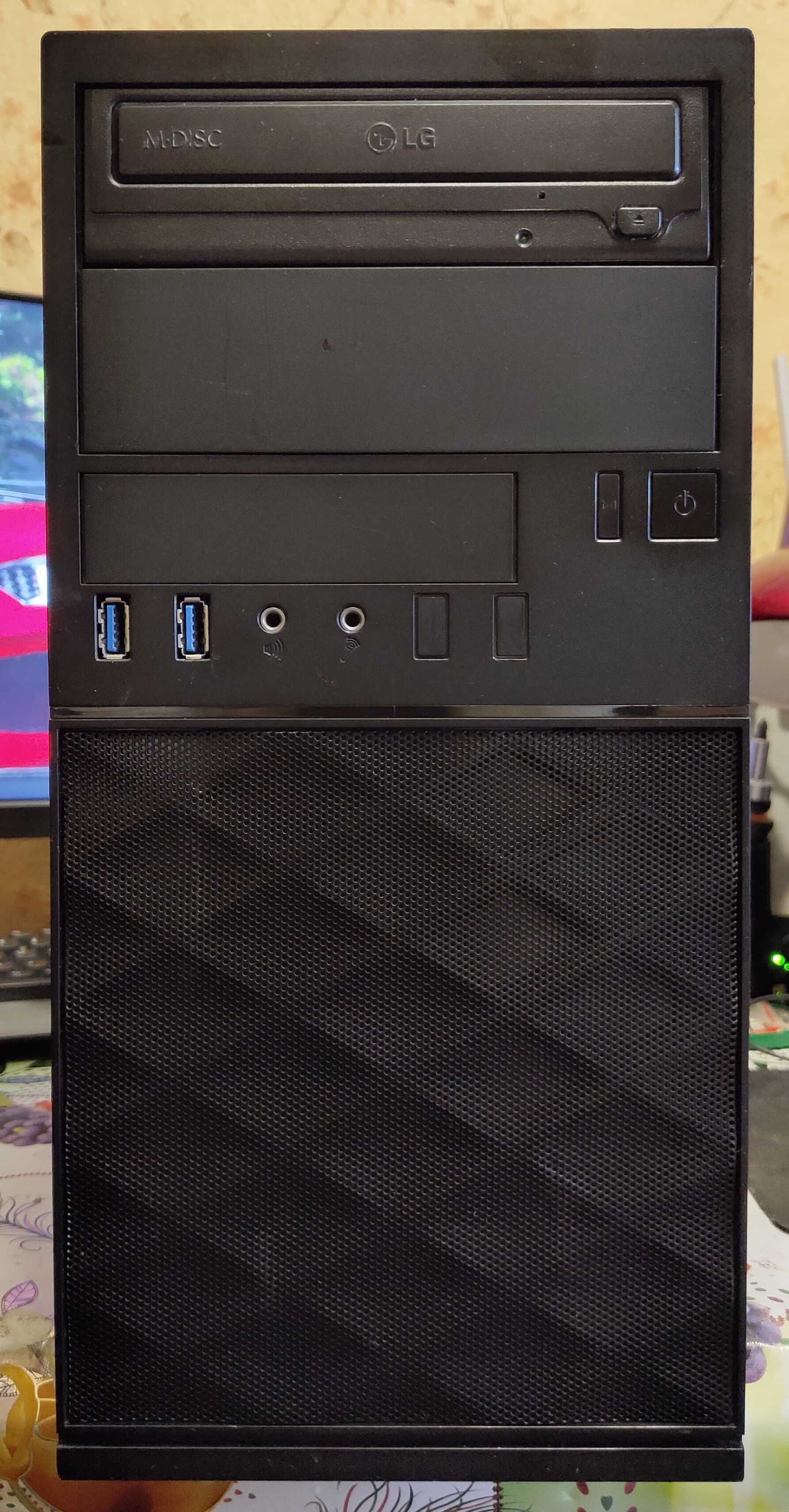 Компьютер, ASRock H110M-DGS R3.0, G4500, DDR4-8Gb, HDD-500Gb