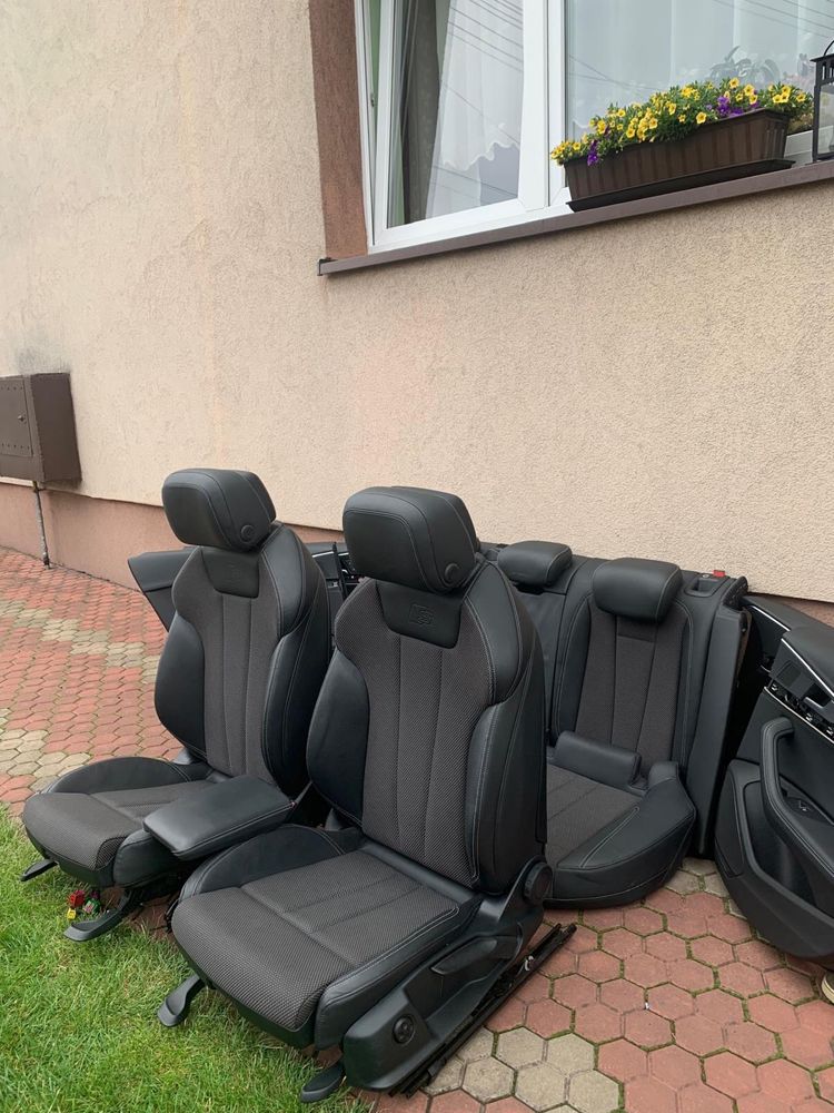 Fotele Audi A4 B9 S Line Audi A5 Sportback Stan Idealny
