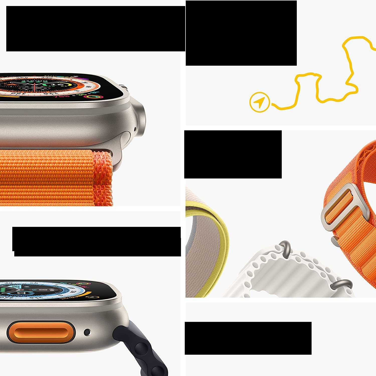 Apple Watch Ultra 2 (GPS + Cellular), caixa de titânio de 49 mm