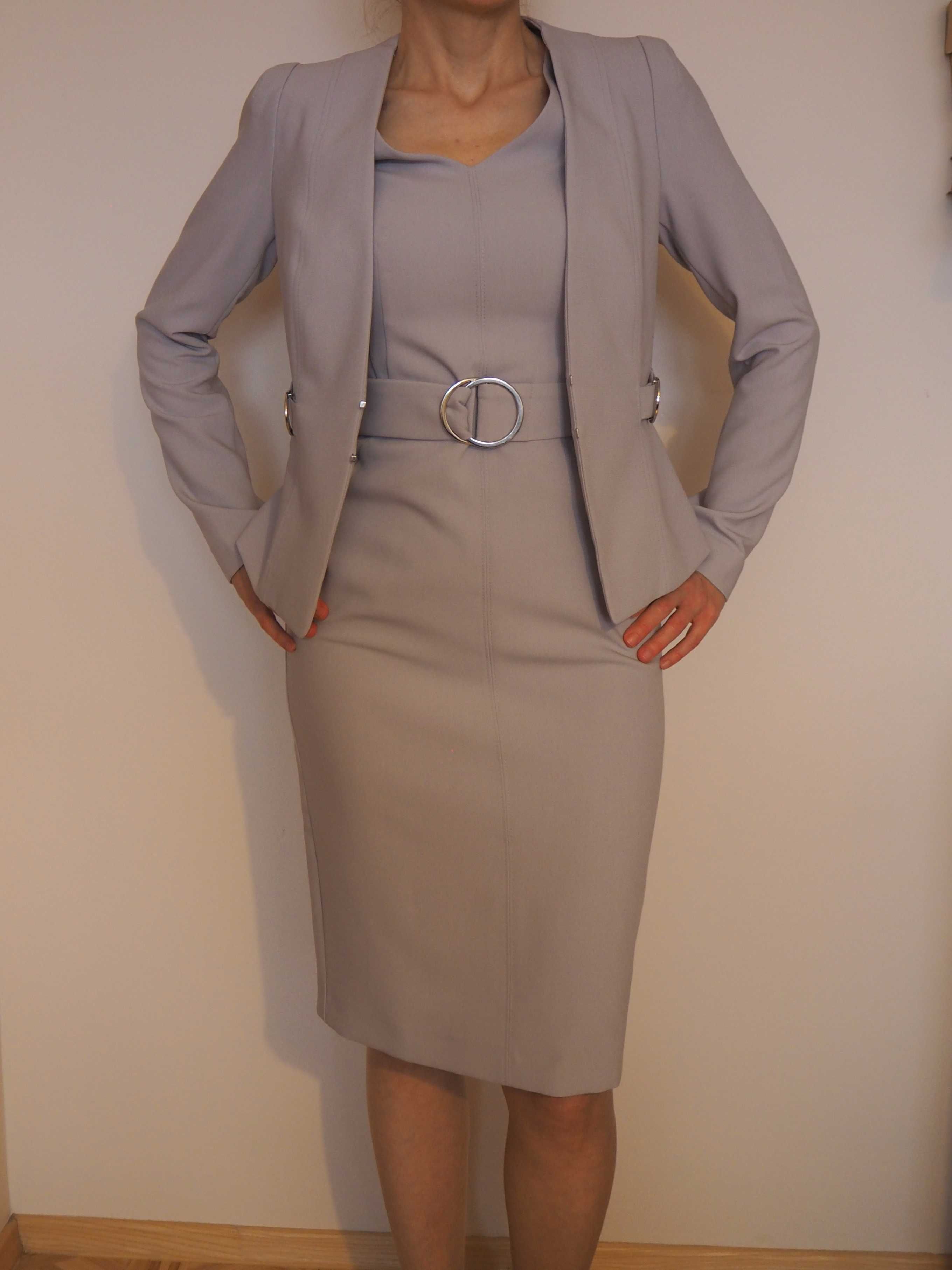 Taranko - kostium damski biznesowy (sukienka, żakiet)