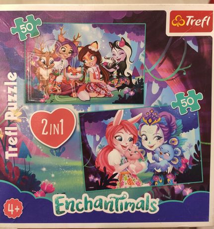 Puzzle Trefl 4+, Enchantimals, 2w1
