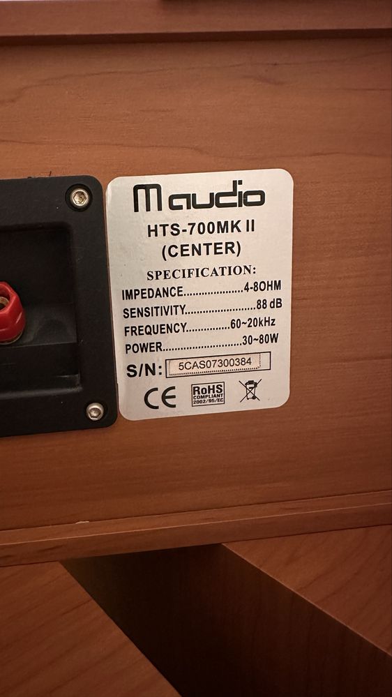 Zestaw głośników M Audio HTS-700 MK II 5.0