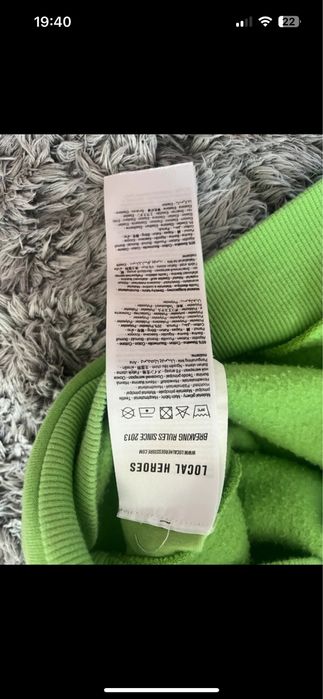 Bluza zielona różowa local heroes xs