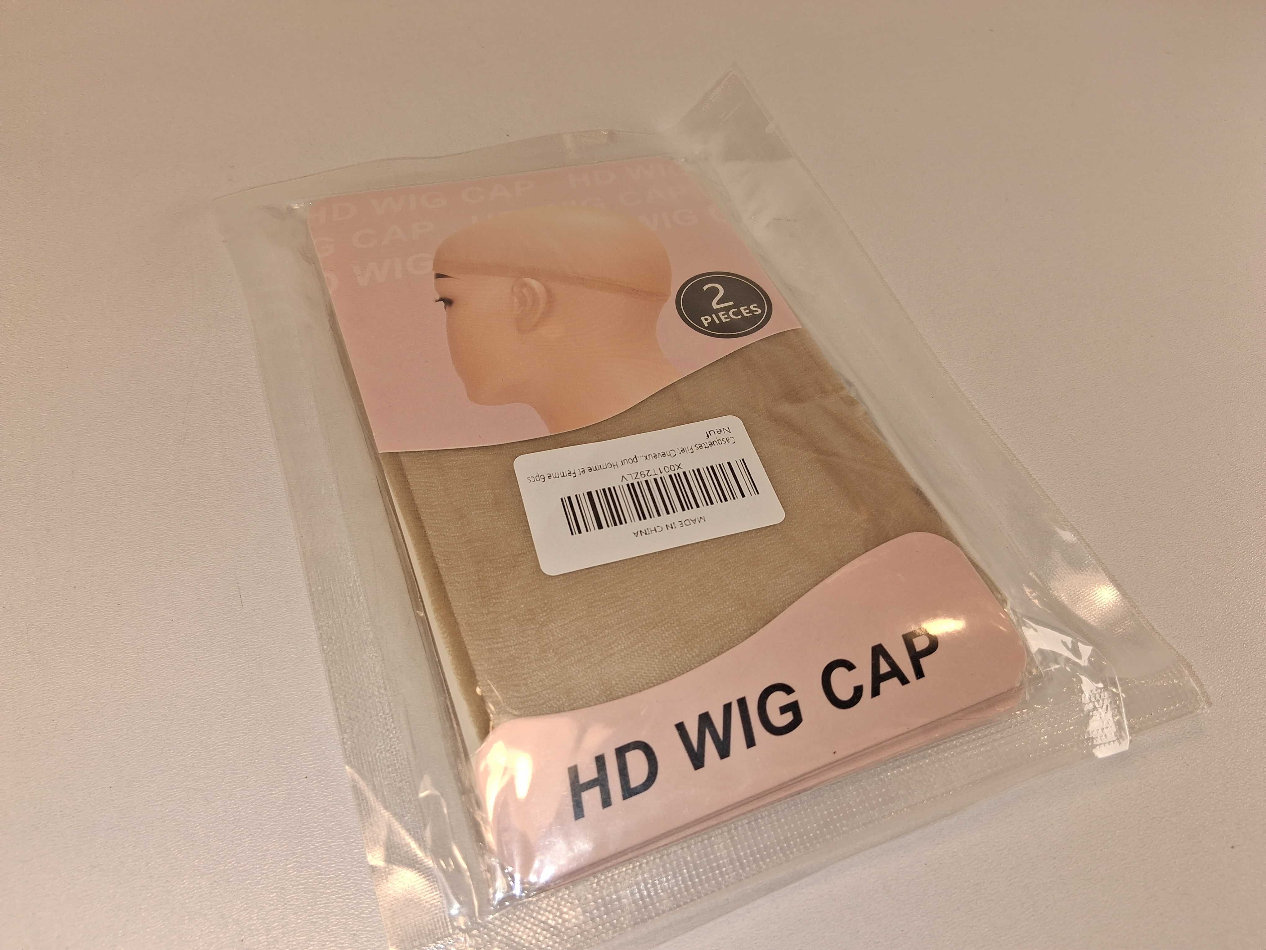 E008 Siatkowa Czepek Pod Perukę HD Wig Cap Zestaw 2 Sztuki