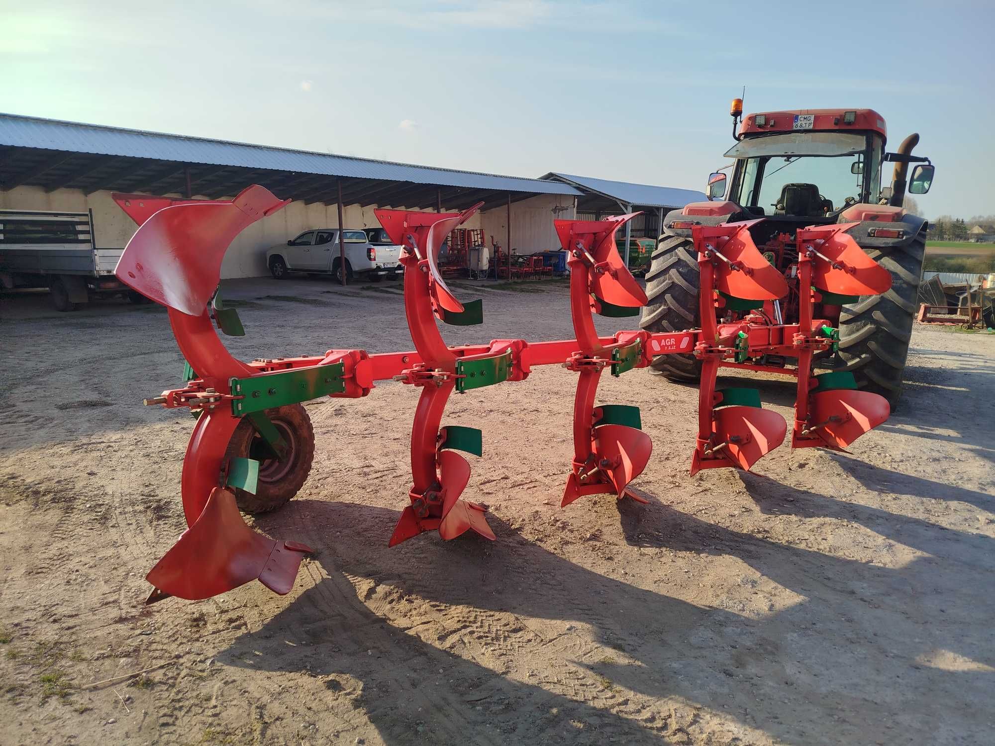Pług 5 skibowy obrotowy Agromasz PO5 4+1 Typ Kverneland Stan igła !
