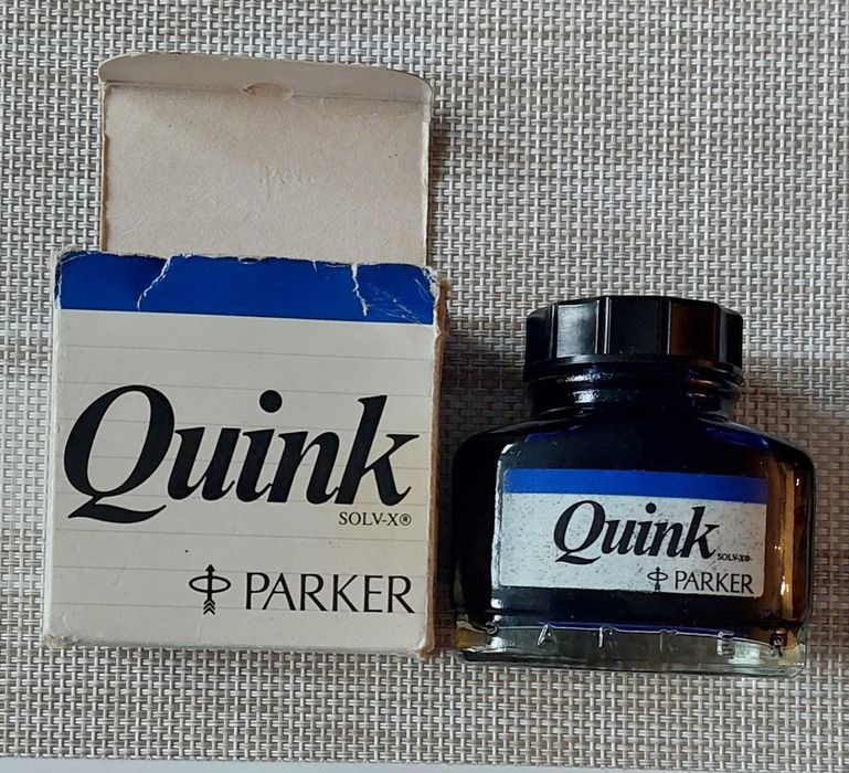 Atrament Parker Quink niebieski oryginalny Anglia