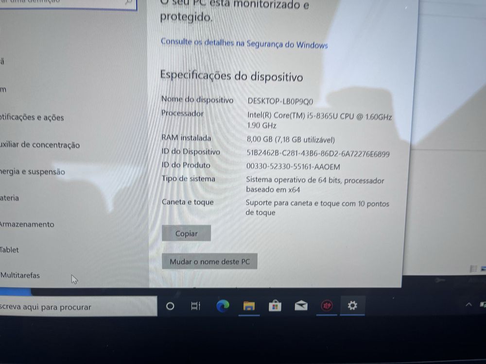 Computador lenovo x390 yoga