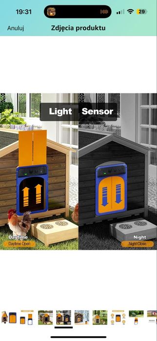 Drzwi kurnika , gołębnika