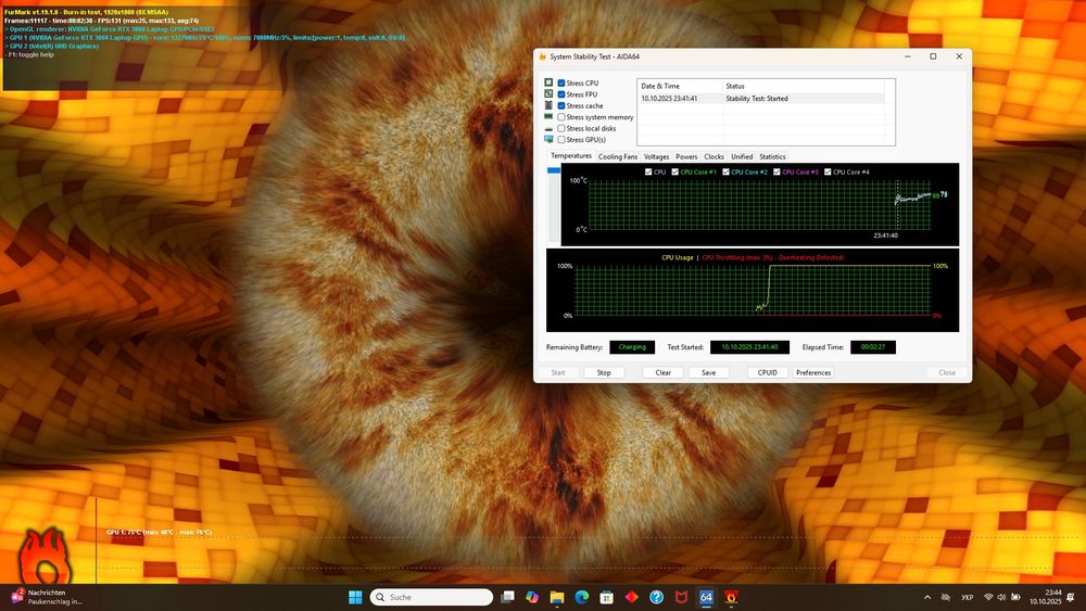 Ноутбук HP Omen! i7-11800H, RTX 3060 6gb, 16gb/512tb, 144Hz, FHD 17.3"