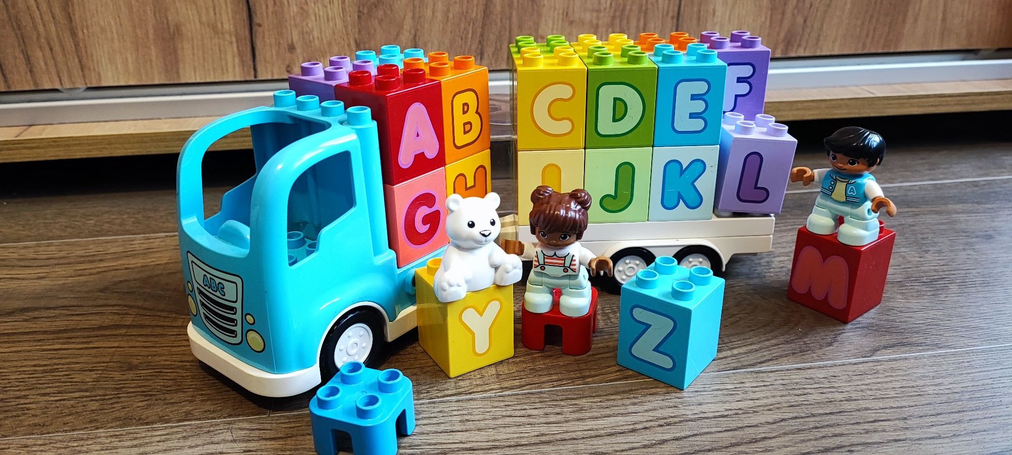 LEGO Duplo 10915 klocki ciężarówka z literkami