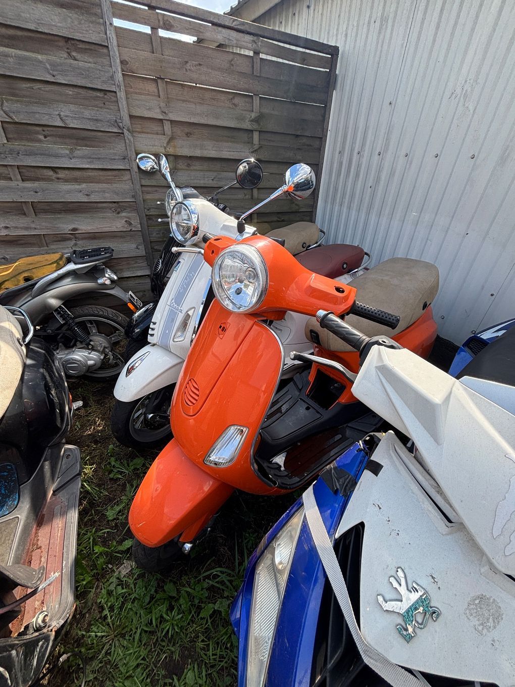 Peugeot Speedfight Pakiet skuterów 50 cc - Okazja! Vespa Ovetto Piaggio Zip Kisbee
