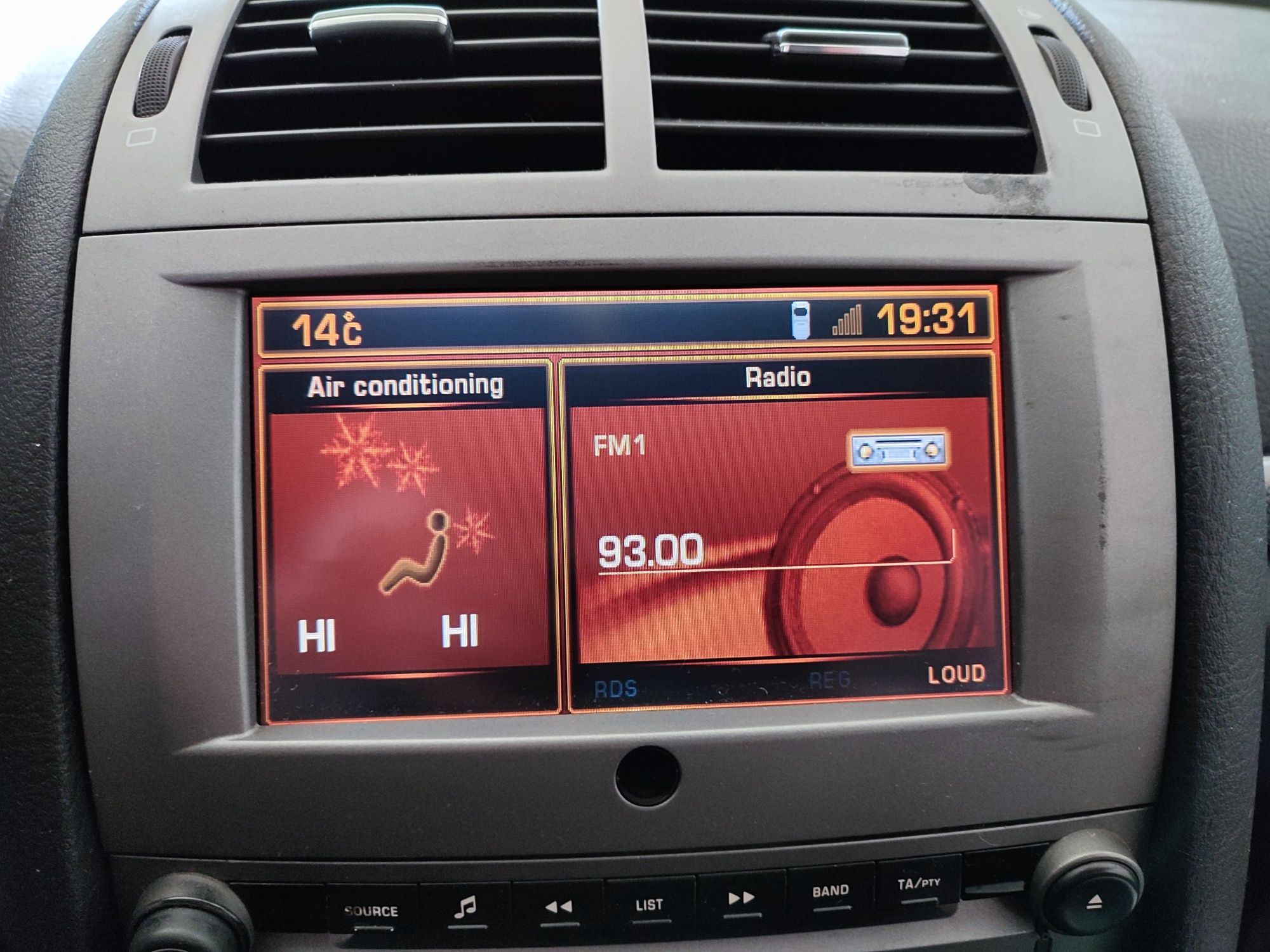Peugeot 407 panel wyświetlacz radia nawigacji
