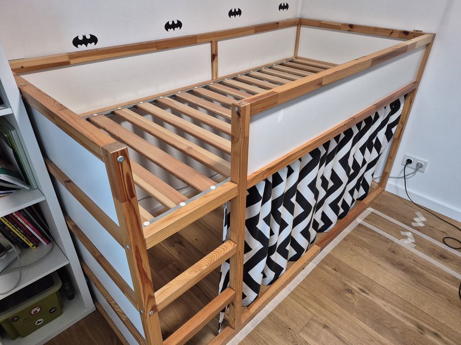 Łóżko Ikea KURA plus materac