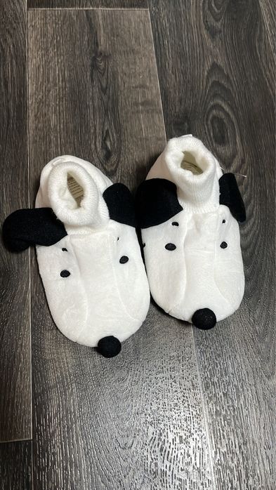 Дитячі тапочки собачки 17 18 см тапки детские